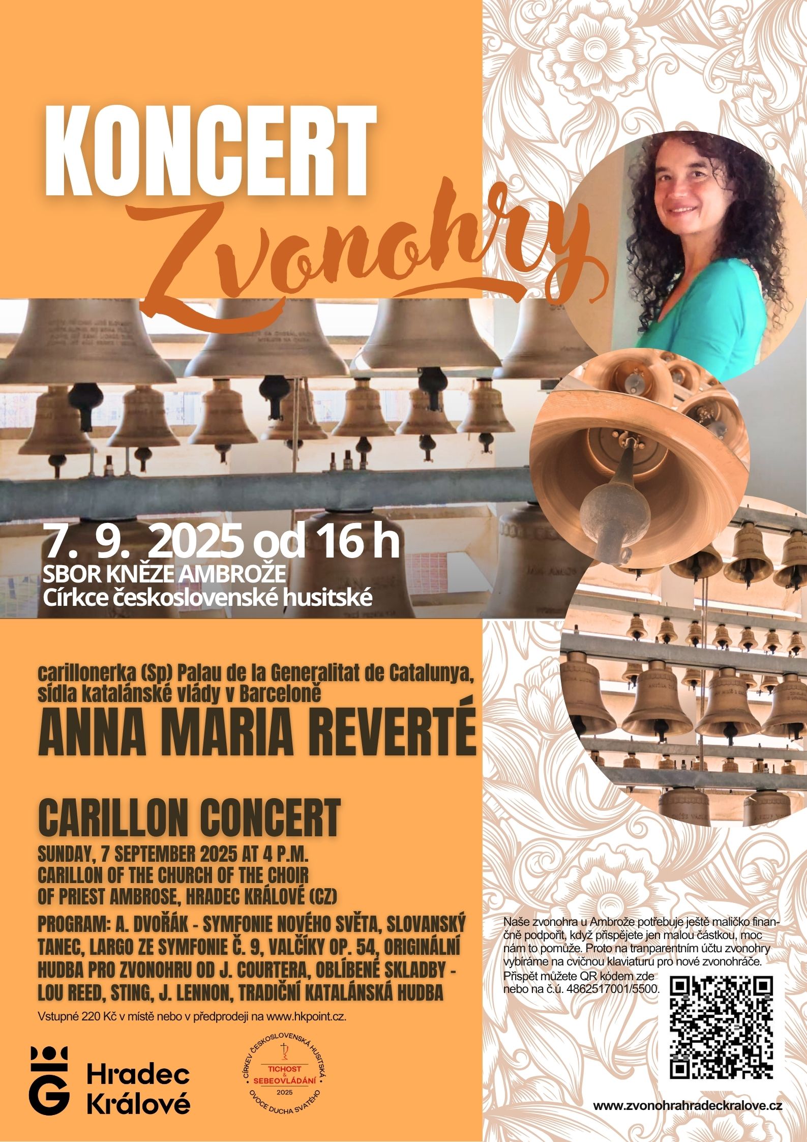 DALŠÍ KONCERT ZVONOHRY – hraje Anna Maria Reverté (Sp)
